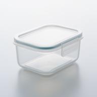 Kleines Vorschaubild einer transparenten Aufbewahrungsdose auf hellem Hintergrund